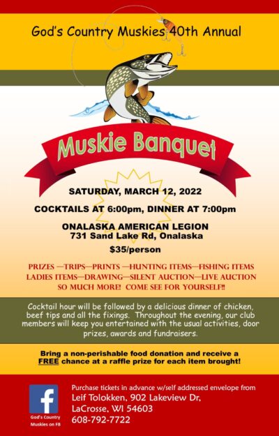 Muskie Banquet Poster 2022